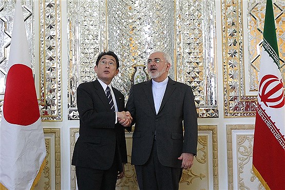 دیدار و کنفرانس خبری مشترک وزرای خارجه ایران و ژاپن
