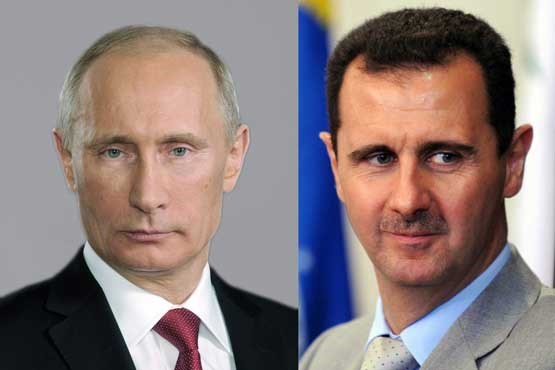 تبریک پوتین به اسد برای بازپس‌گیری پالمیرا