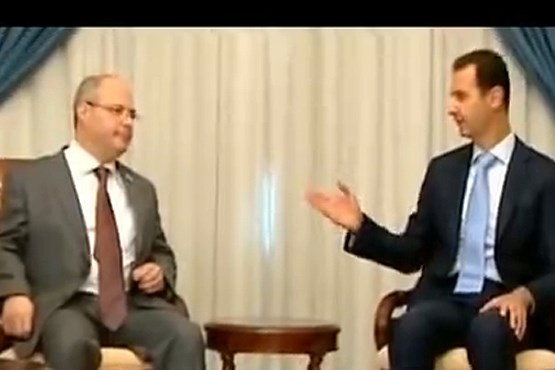 دیدار بشار اسد با هیات روسی