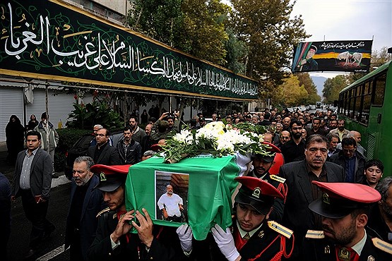 تشییع پیکر جانباز شهید سید محمد موسوی