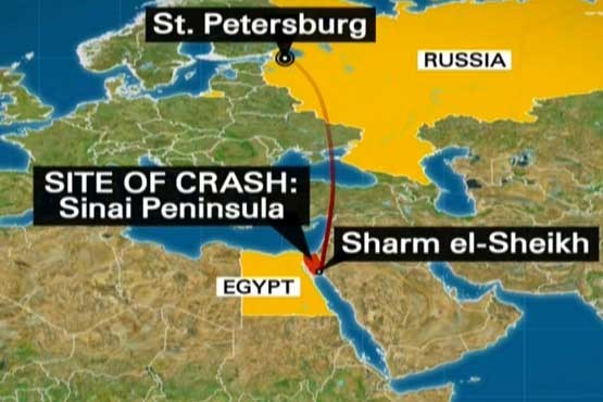 سقوط هواپیمای مسافری روسیه
