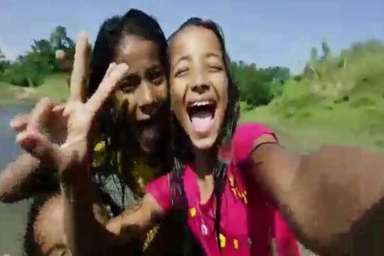 وقتی کودکان نپالی برای اولین بار دوربین می بینند + فیلم