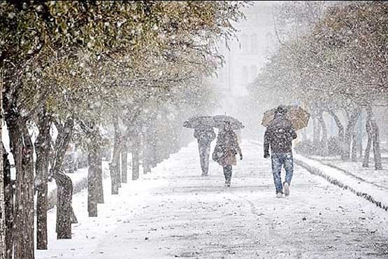 برف و باران به تهران می آید