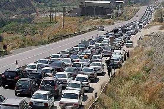 ترافیک سنگین در محورهای ایلام- کرمانشاه