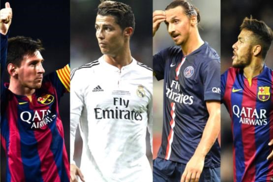 100 بازیکن برتر فوتبال دنیا در سال 2015