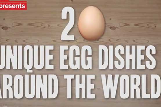 غذاهایی با تخم مرغ در 20 کشور دنیا