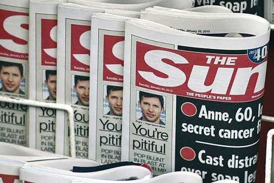 «سان»‌ خورشید مطبوعات بریتانیا