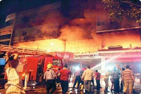17 کشته در آتش سوزی هتلی در اربیل عراق