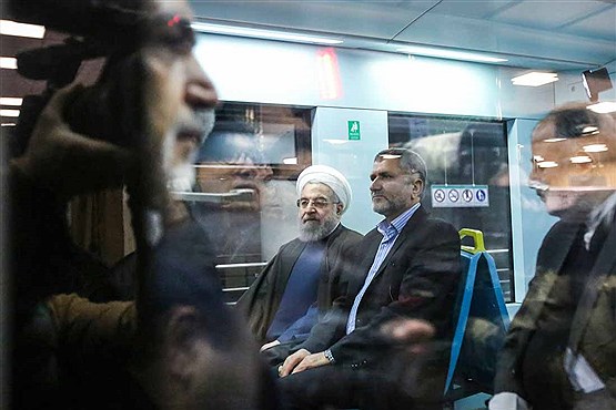 بهره برداری از توسعه خط یک قطارشهری مشهد با حضور رئیس جمهور‎