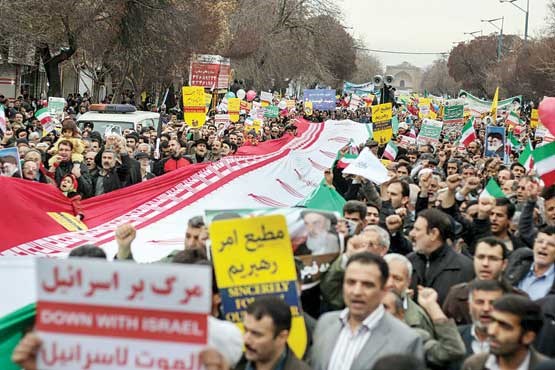 راهپیمایی یو‌م الله ۲۲ بهمن در تهران و سراسر کشور برگزار شد