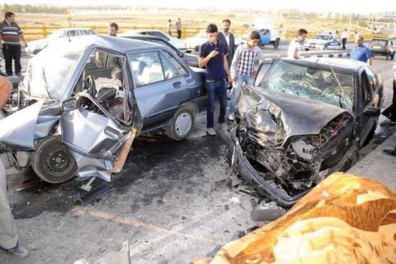 4 کشته در تصادف زنجیره‌ای در محور یاسوج - اصفهان