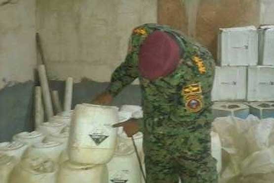 انبار مواد شیمیایی داعش در الانبار کشف شد
