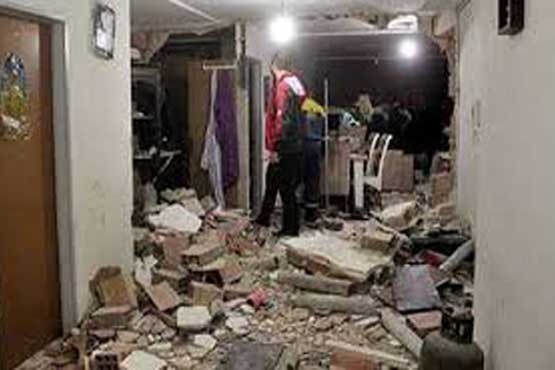 گاز، یک خانه را نابود کرد + عکس