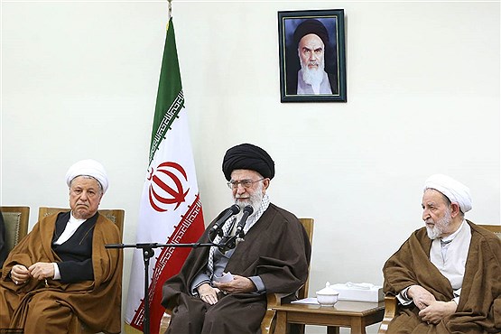 دیدار رئیس و اعضای مجلس خبرگان رهبری با حضرت آیت‌الله خامنه‌ای