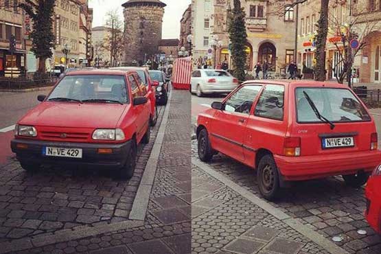 خودروی ایرانی در آلمان + عکس
