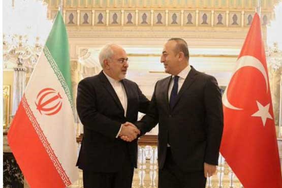 توییت فارسی وزیر خارجه ترکیه درباره سفر ظریف +عکس