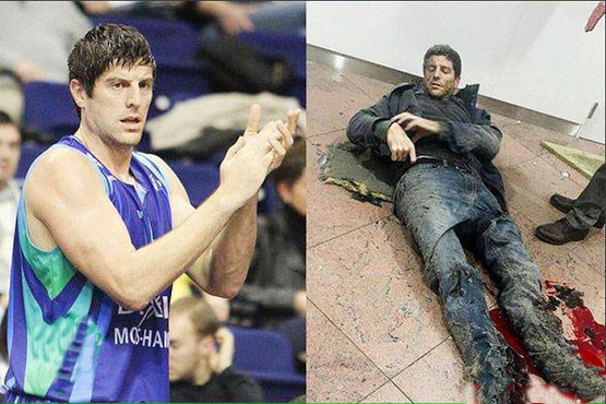 زخمی معروف بروکسل ملی پوش بسکتبال است +عکس