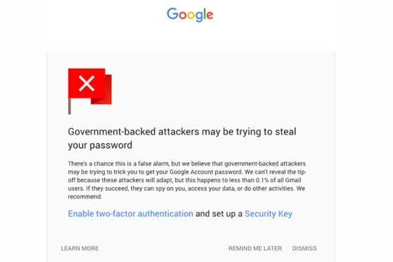 گوگل امنیت جیمیل را ارتقا می دهد