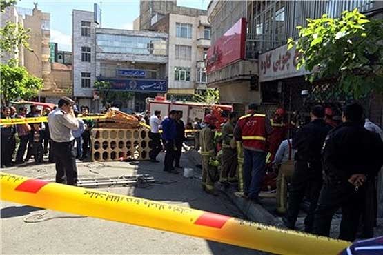 نشست زمین در خیابان میرزای شیرازی یک کشته داد
