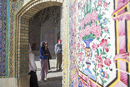 بازدید گردشگران خارجی از آثار تاریخی شیراز
