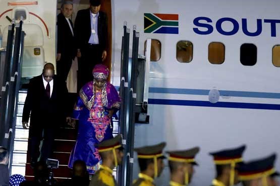 رئیس جمهور آفریقای جنوبی وارد تهران شد