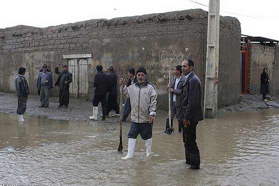سیلاب راه های ارتباطی چغامیش-دزفول را تخریب کرد