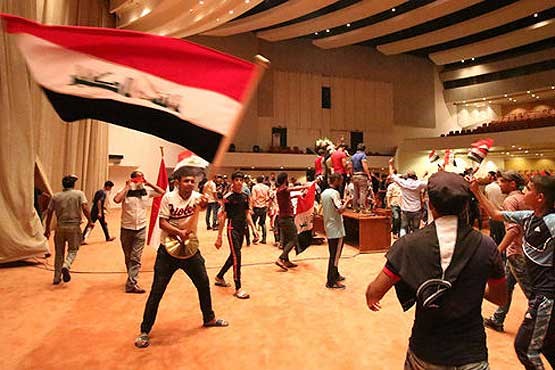 مجروح شدن تعدادی از نمایندگان پارلمان عراق
