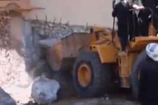 داعش قصر پادشاه آشور را تخریب کرد +عکس