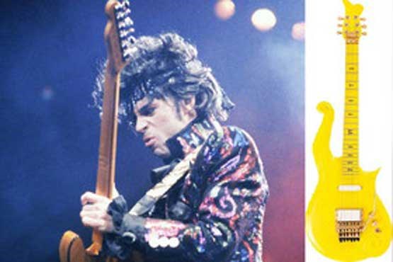 گیتار زرد «پرینس» قیمت‌گذاری شد