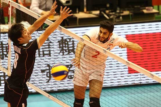 ملی پوشان والیبال ایران 3 بر یک ژاپن را شکست دادند