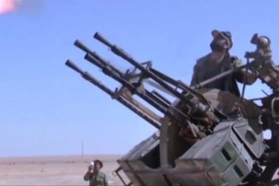 فیلم ساقط کردن پهپاد داعش