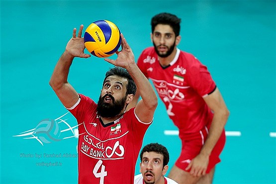 والیبال ایران و آمریکا +تصاویر