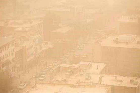 حال و هوای کرمانشاه در زیر گرد و غبار (عکس)