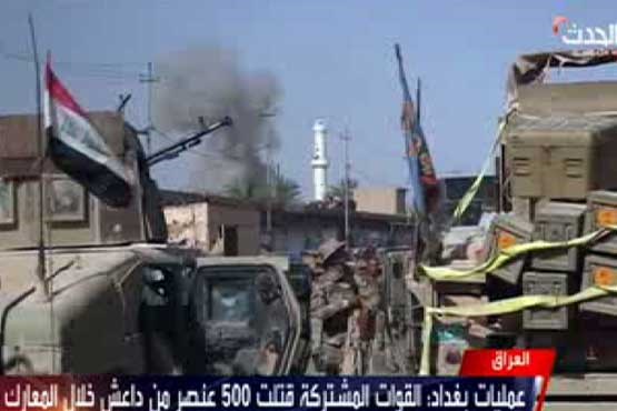 هلاکت 500 تروریست داعشی در فلوجه
