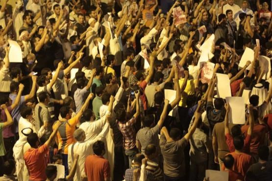 عکس‌هایی از دومین روز تحصن بزرگ بحرینی‌ها