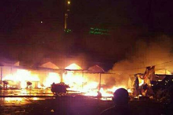 100 کشته و زخمی در حمله انتحاری به شهر «بلد» +عکس