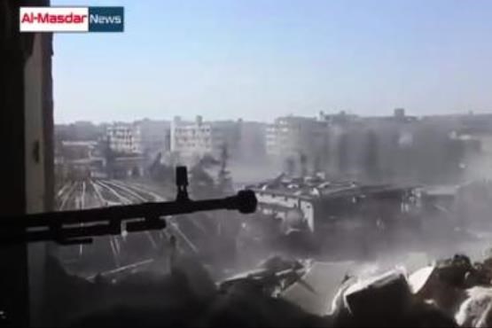 ویدئوی مونتاژ نشده از جنگ تن به تن در حلب