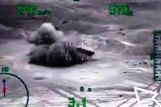 لحظه انهدام بالگرد روسی توسط داعش در سوریه + فیلم و عکس