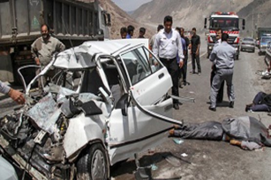 2 کشته در تصادف پراید با پژو در تهران