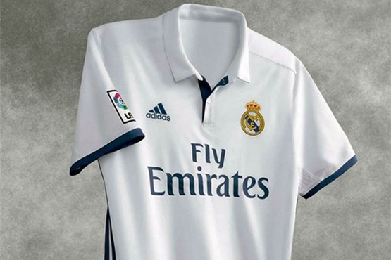 لوگوی جدید روی پیراهن رئال مادرید (عکس)