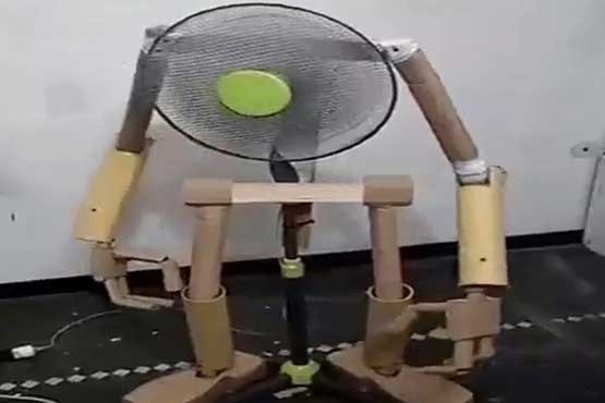 ساخت پنکه با قطعات روباتیک