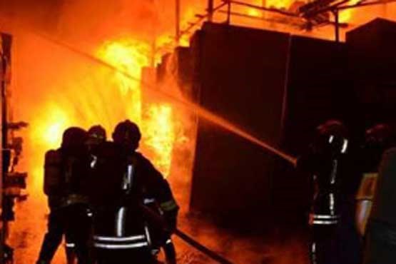 آتش سوزی در پاساژ فتوت تهران