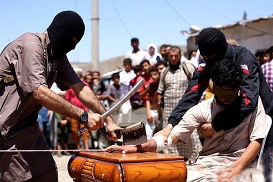 داعش مجازات قطع‌ دست را اجرا کرد +عکس