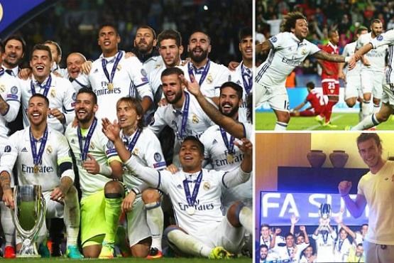 قهرمانی رئال مادرید در سوپرکاپ اسپانیا (تصاویر)