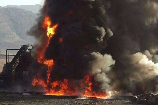 انفجار ایستگاه پمپ گاز در بندرعباس