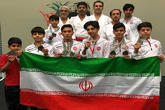 10 مدال رنگارنگ برای کاراته کاهای ایرانی