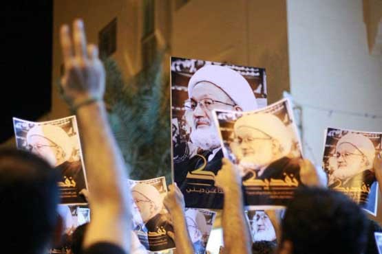 بحرینی ها به تحصن در مقابل منزل شیخ عیسی قاسم ادامه دادند