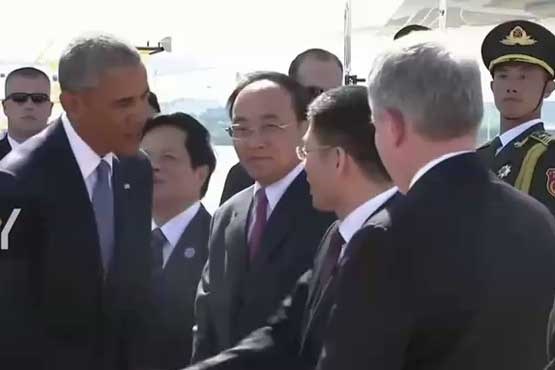رفتار توهین آمیز چینی ها با اوباما
