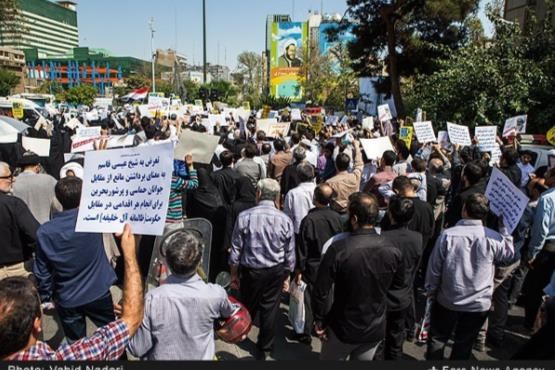 راهپیمایی نمازگزاران در محکومیت جنایات رژیم آل سعود