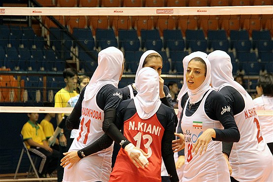 والیبال بانوان قهرمانی کنفدراسیون آسیا - ایران بالاخره برد